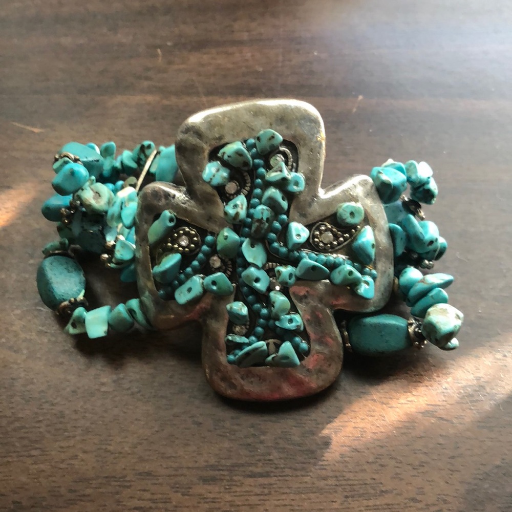 Turquoise and Silver Bracelet